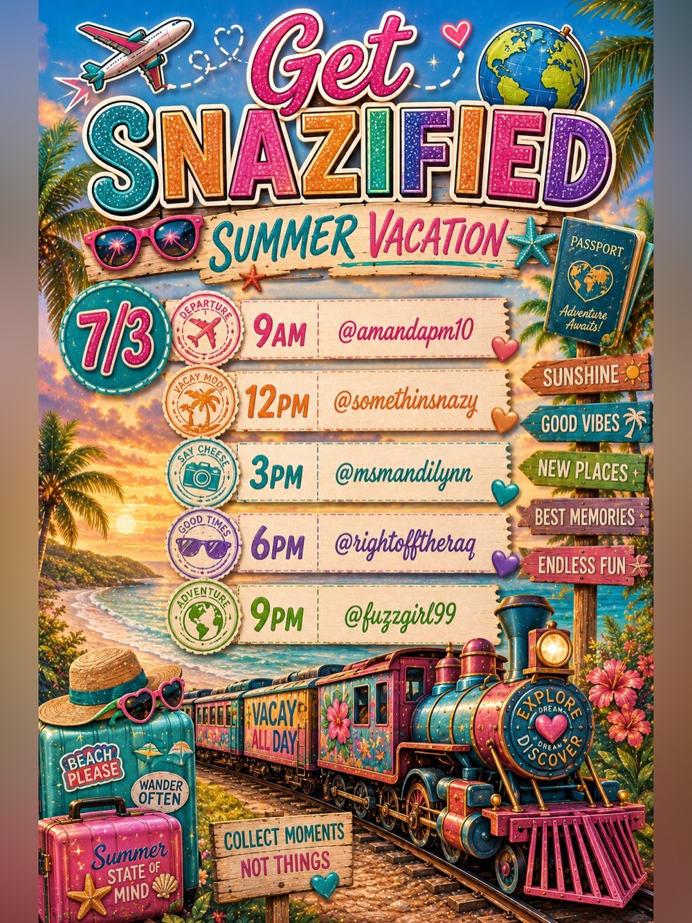 🪩🪩LIVE🪩🪩 Bring Your Snazy Stuff!! To the Get Snazified Train Sundays 9AM-?